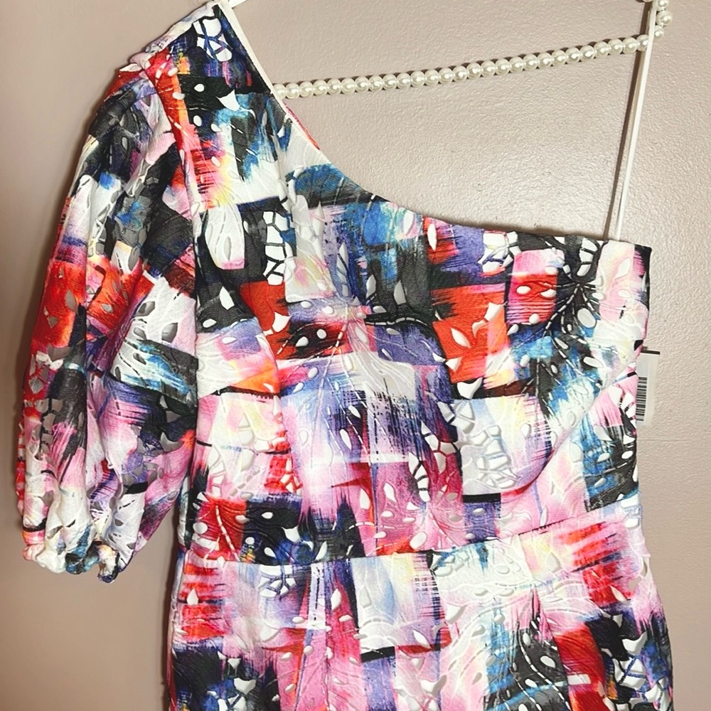 Dress The Population One Shoulder Dress - Picture 4 of 13